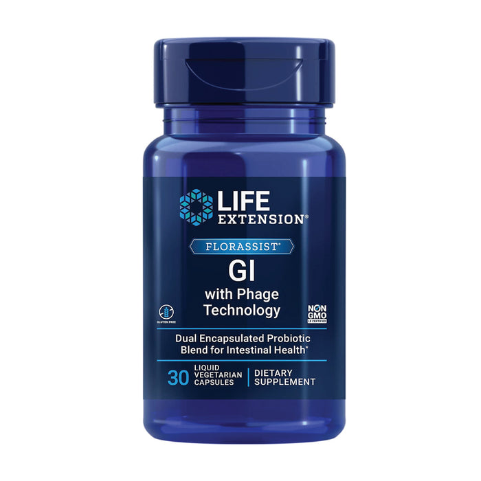 FLORASSIST® GI Probiotic with Phage Technology (LifeExtension)
