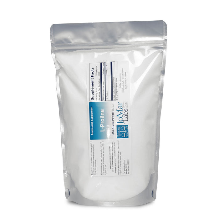 l-glutamine 40mg l-proline 60mg l-taurine 60mg l-carnitine 220mg nac 75mg L-Proline — Jo Mar Labs