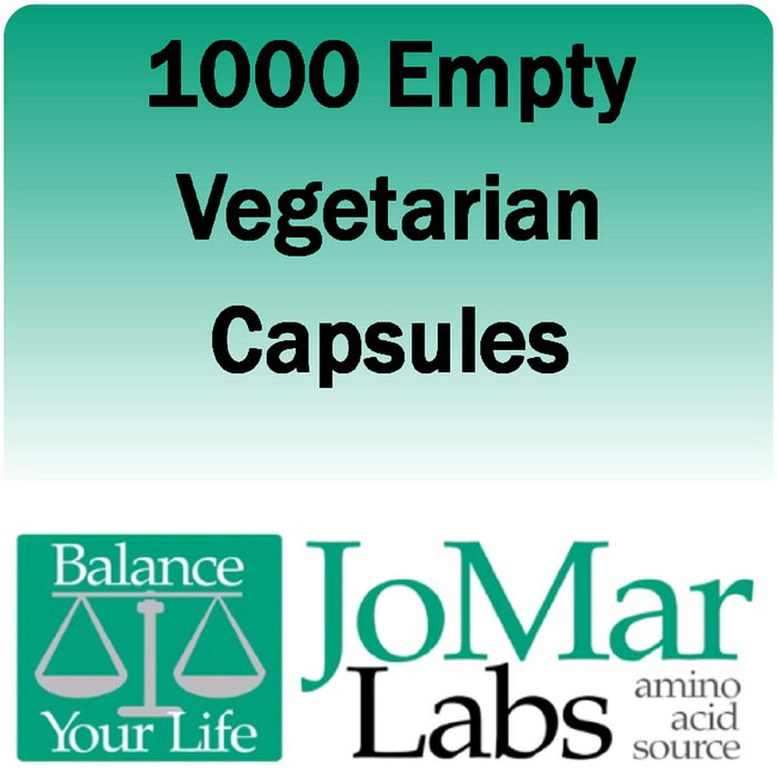 1000 Empty Veggie Caps size "00"